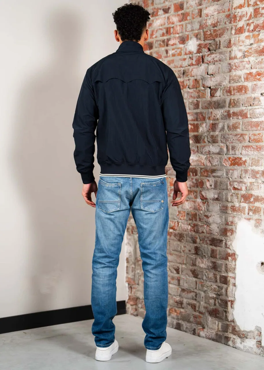 Ansicht 2 von Fred Perry Crinkle harrington jacket - navy