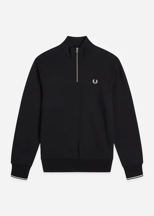 Fred Perry Half zip sweat-shirt - black