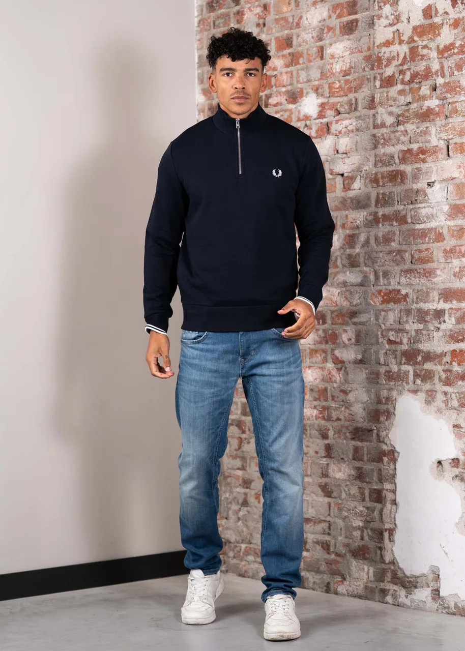 Ansicht 2 von Fred Perry Half zip sweatshirt - navy