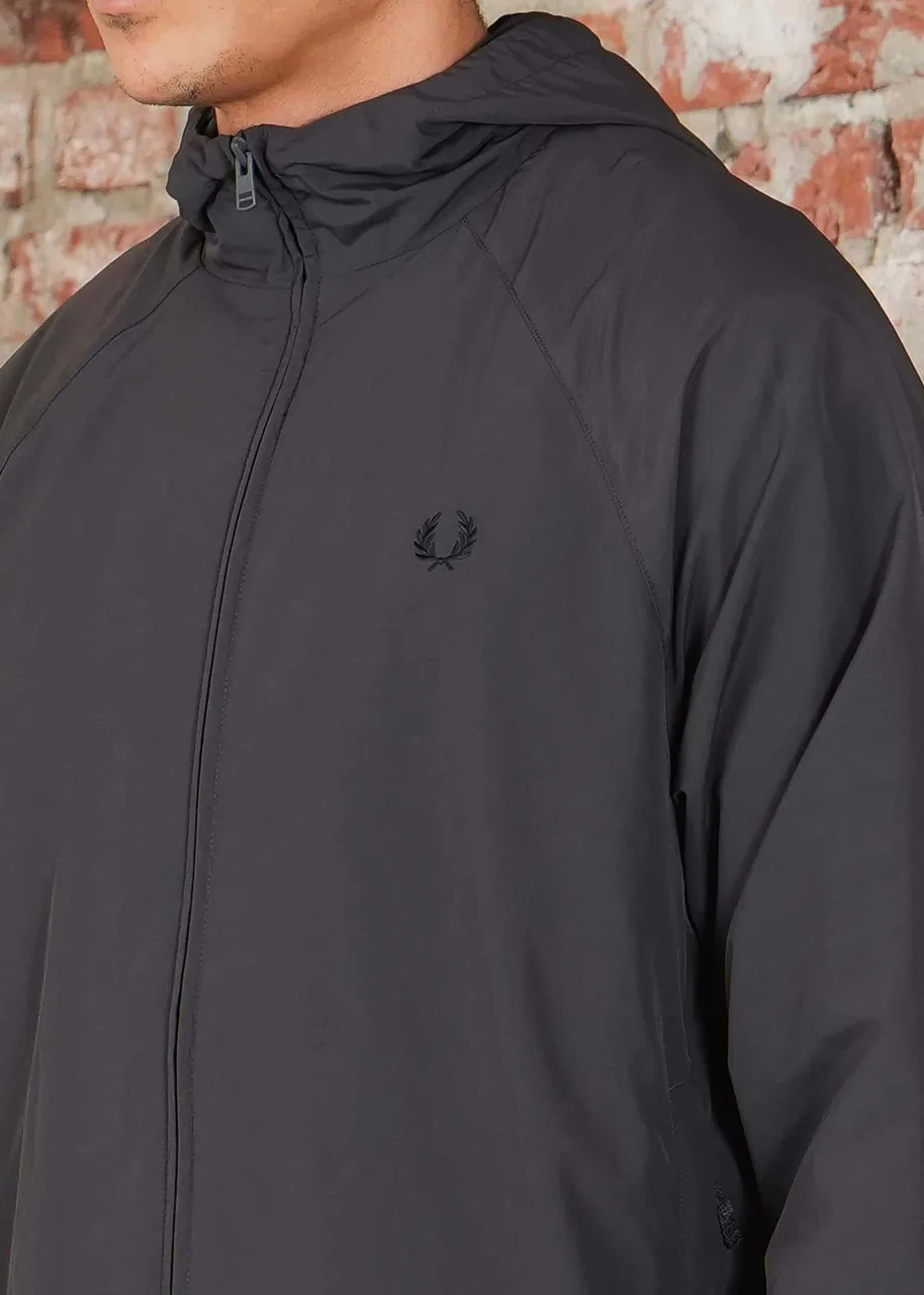 Ansicht 3 von Fred Perry Hooded shell jacket - anchor grey