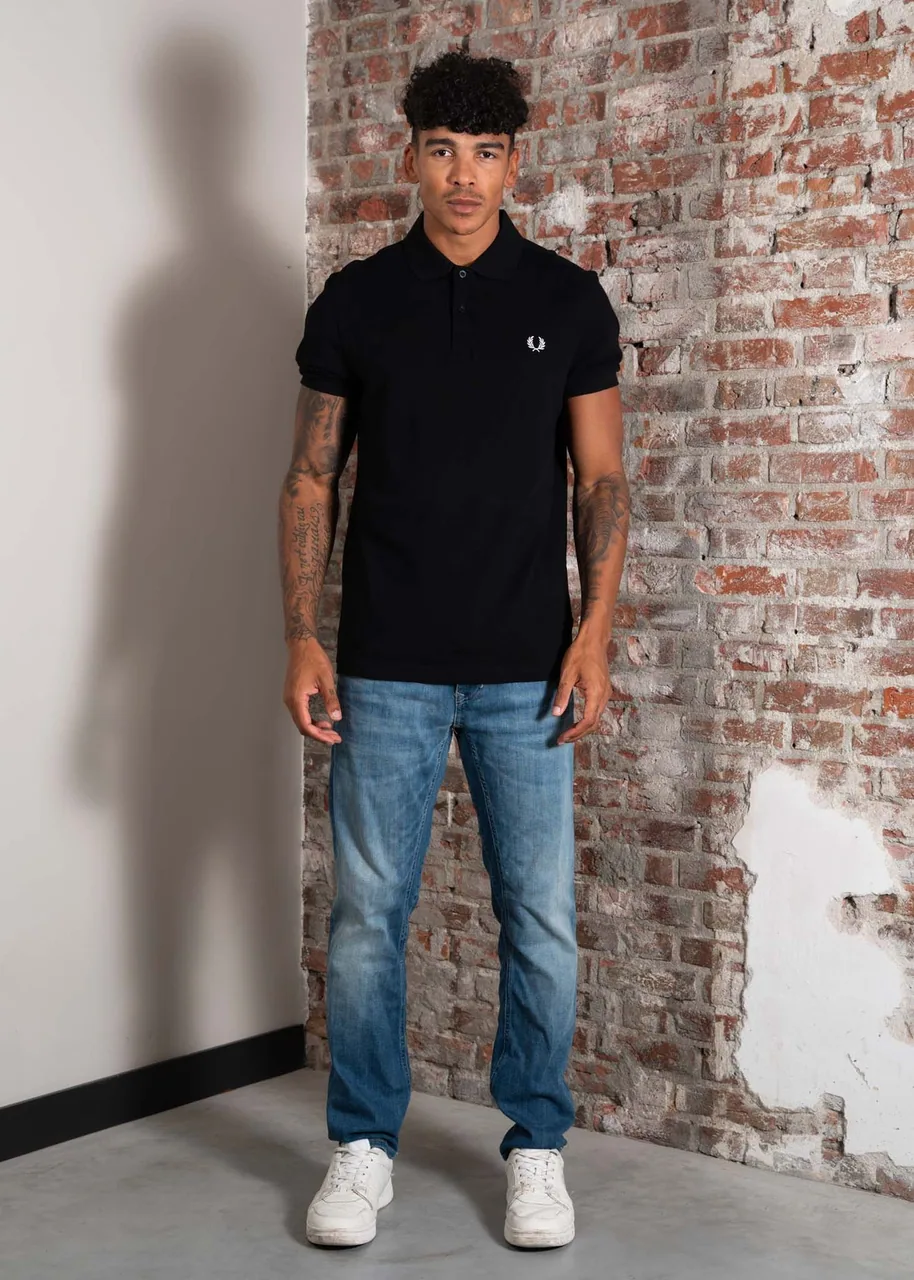 Ansicht 2 von Fred Perry Plain Polo - black white