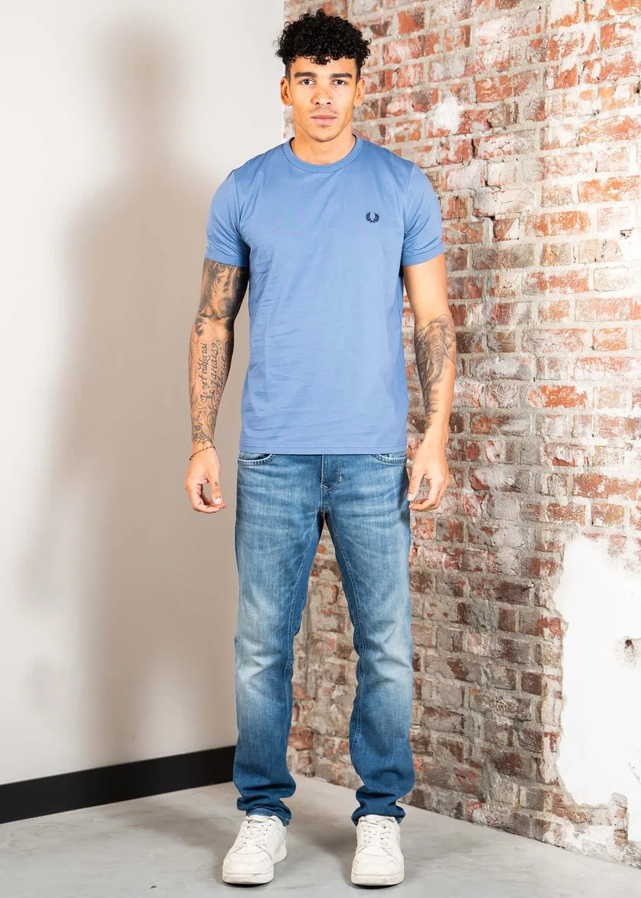 Ansicht 2 von Fred Perry Ringer t-shirt - ace blue