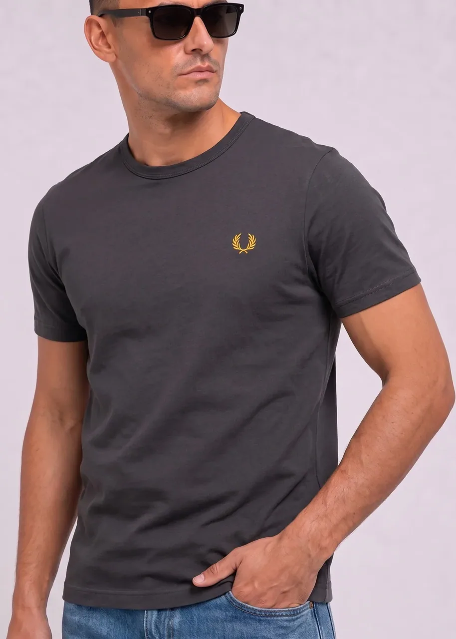 Fred Perry Ringer t-shirt - anchor grey