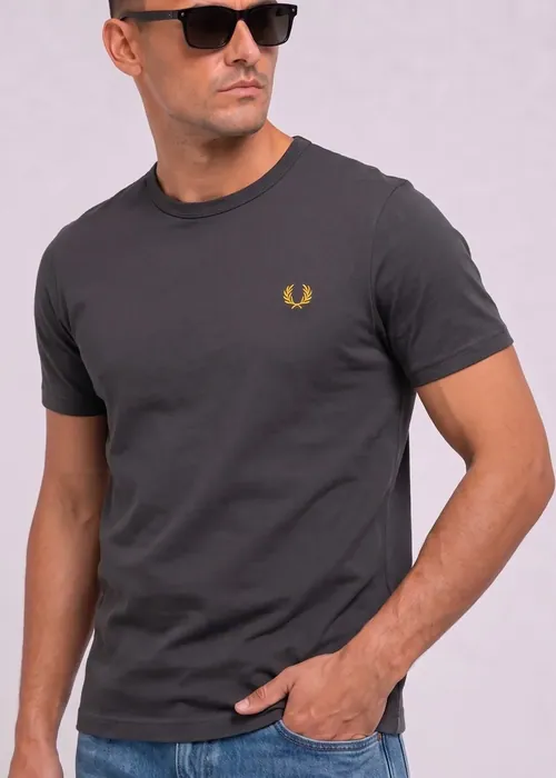 Fred Perry Ringer t-shirt - anchor grey