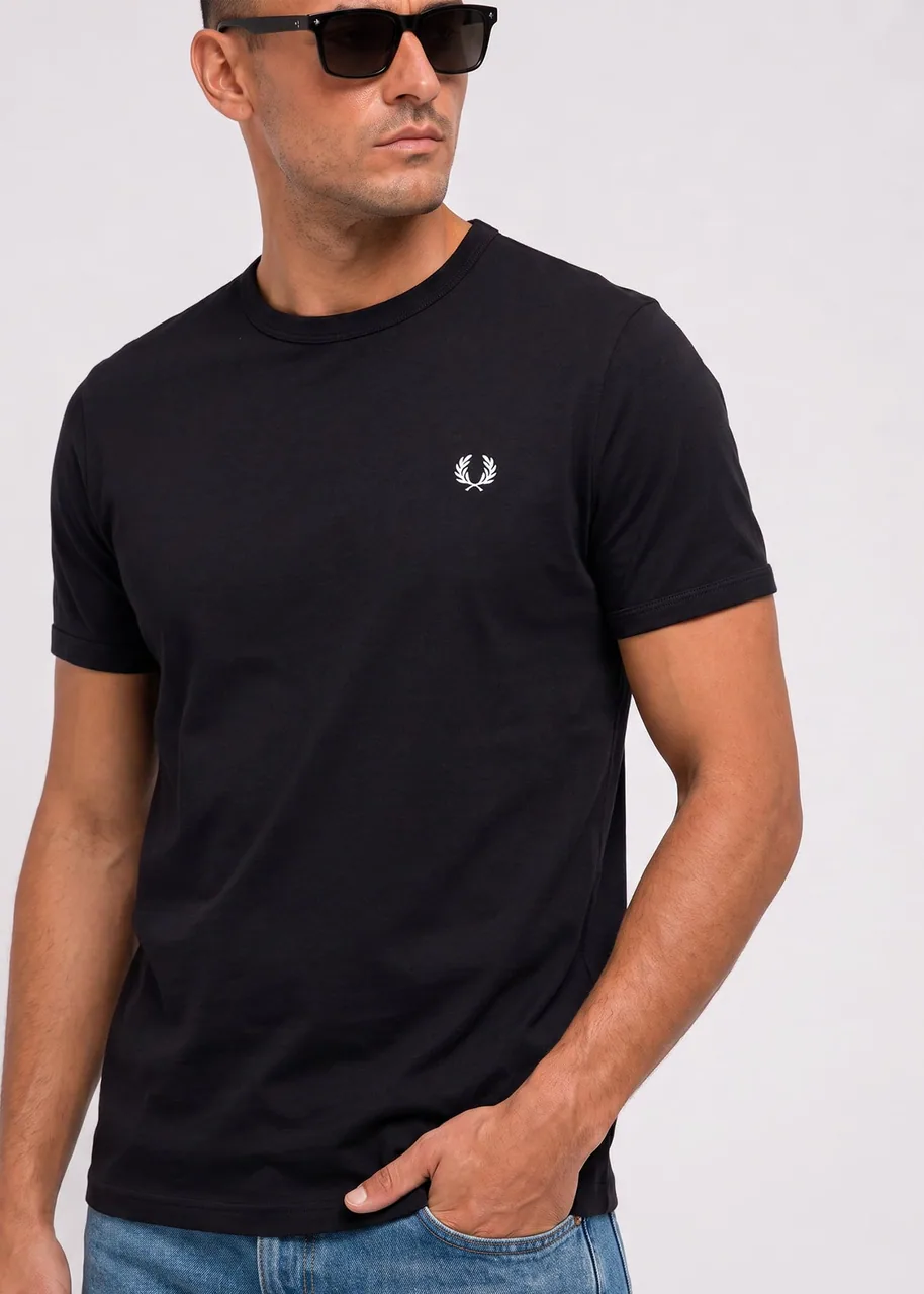 Ansicht 2 von Fred Perry Ringer t-shirt - black