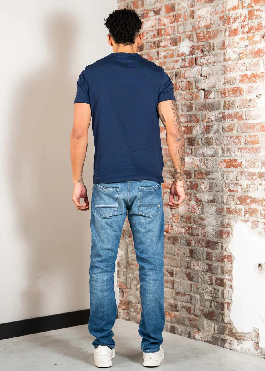 Ansicht 3 von Fred Perry Ringer t-shirt - tennis blue