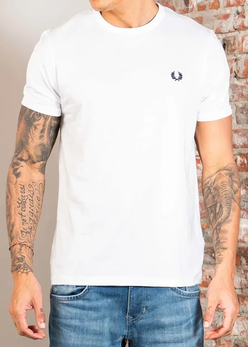 Fred Perry Ringer t-shirt - white