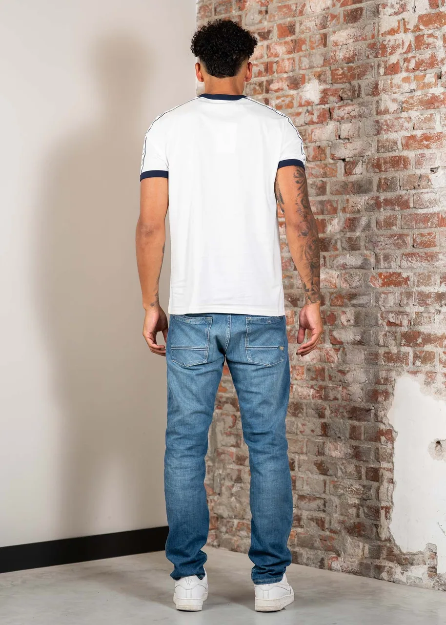 Ansicht 3 von Fred Perry Taped ringer t-shirt - snow white