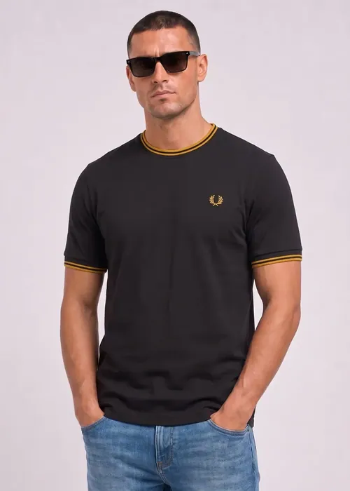 Fred Perry Twin tipped t-shirt - anchor grey golden