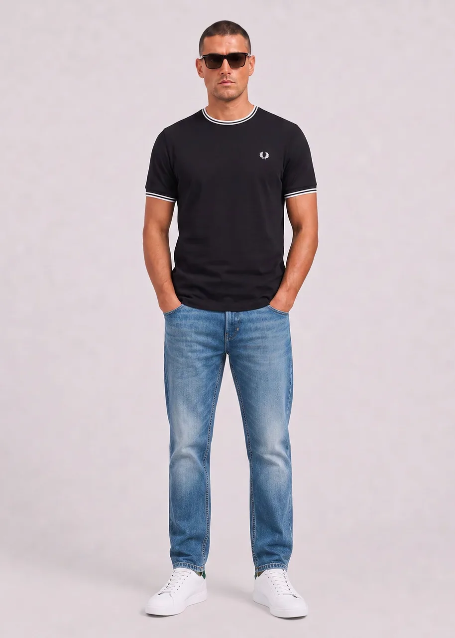 Ansicht 3 von Fred Perry Twin tipped t-shirt - black